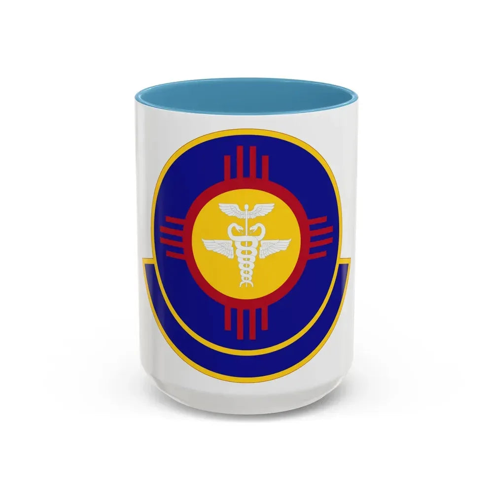 377 Operational Medical Readiness Squaron AFGSC (U.S. Air Force) Accent Coffee Mug 15oz Light Blue - Go Mug Yourself