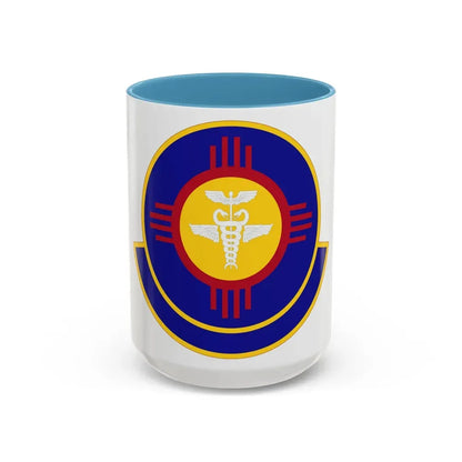 377 Operational Medical Readiness Squaron AFGSC (U.S. Air Force) Accent Coffee Mug 15oz Light Blue - Go Mug Yourself