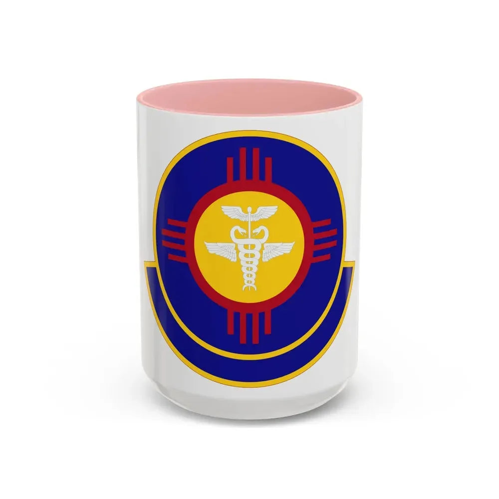 377 Operational Medical Readiness Squaron AFGSC (U.S. Air Force) Accent Coffee Mug 15oz Pink - Go Mug Yourself