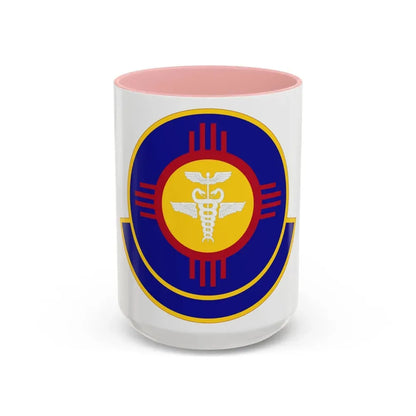 377 Operational Medical Readiness Squaron AFGSC (U.S. Air Force) Accent Coffee Mug 15oz Pink - Go Mug Yourself