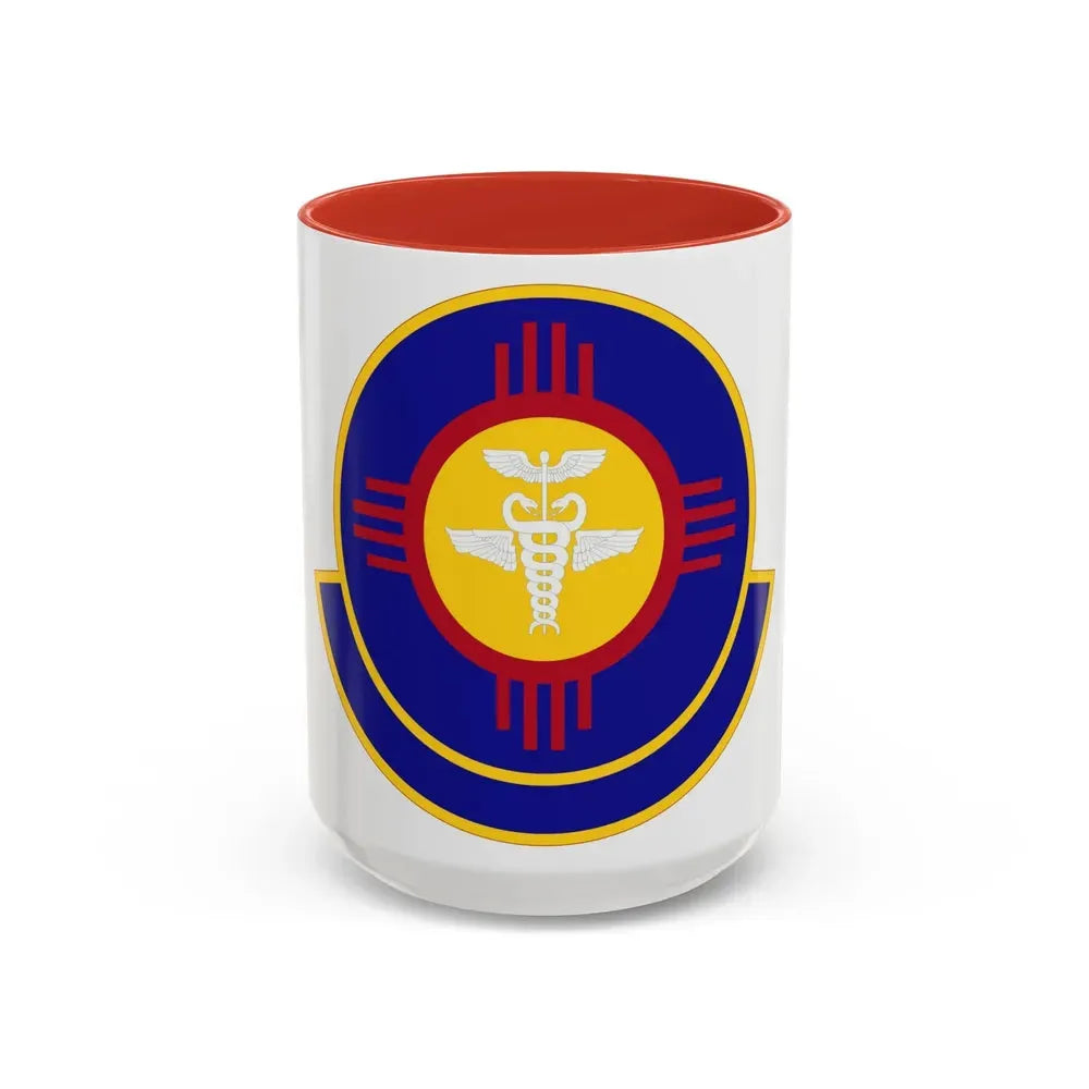 377 Operational Medical Readiness Squaron AFGSC (U.S. Air Force) Accent Coffee Mug 15oz Red - Go Mug Yourself