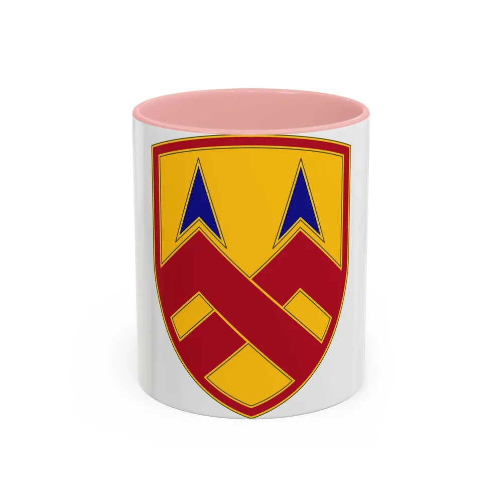 377 Sustainment Command (U.S. Army) Accent Coffee Mug-11oz-Pink-Go Mug Yourself