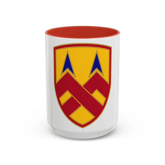 377 Sustainment Command (U.S. Army) Accent Coffee Mug-15oz-Red-Go Mug Yourself