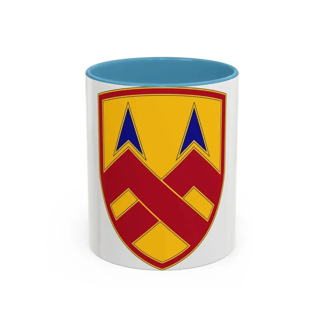 377 Sustainment Command (U.S. Army) Accent Coffee Mug 11oz Light Blue - Go Mug Yourself