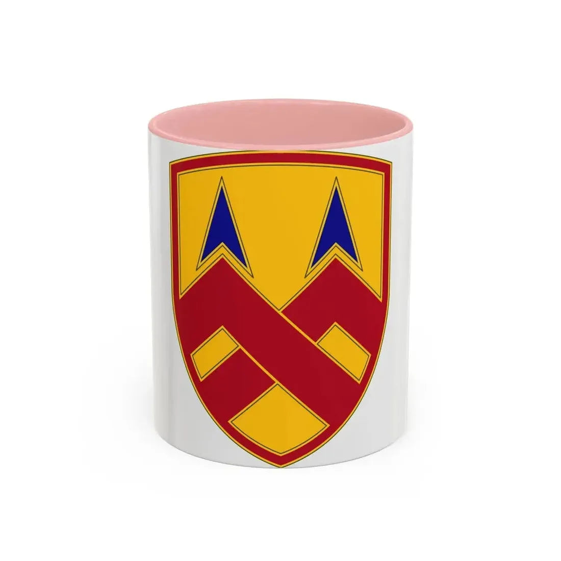 377 Sustainment Command (U.S. Army) Accent Coffee Mug 11oz Pink - Go Mug Yourself