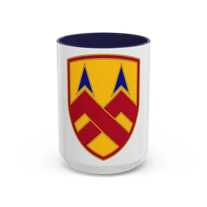 377 Sustainment Command (U.S. Army) Accent Coffee Mug 15oz Navy - Go Mug Yourself