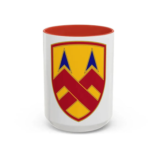 377 Sustainment Command (U.S. Army) Accent Coffee Mug 15oz Red - Go Mug Yourself