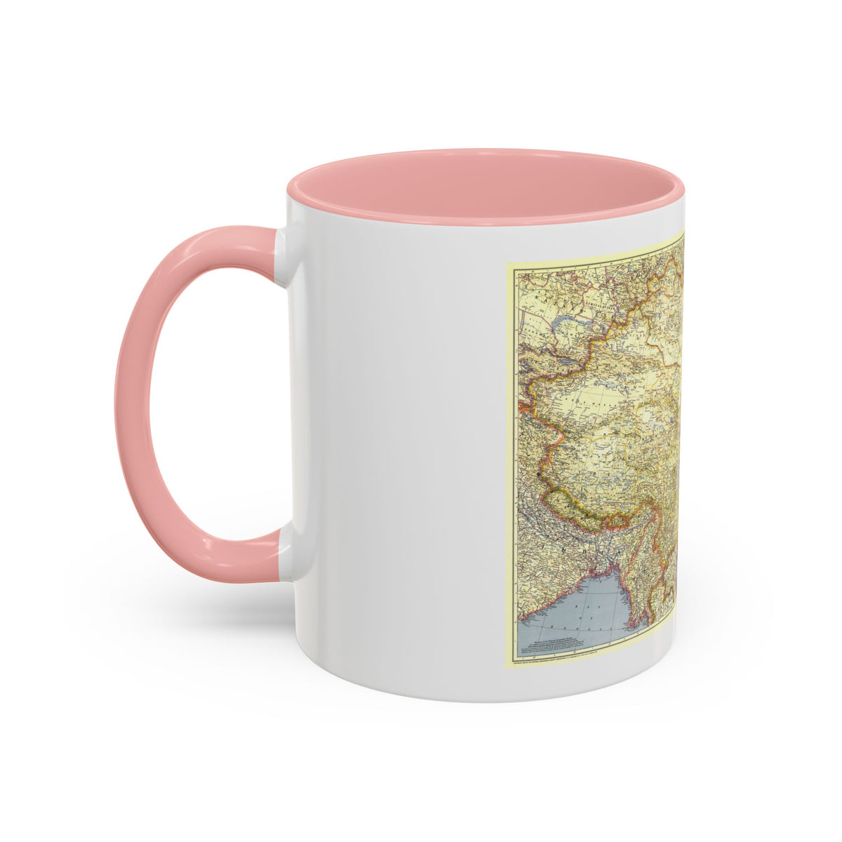 China (1945) (Map) Accent Coffee Mug