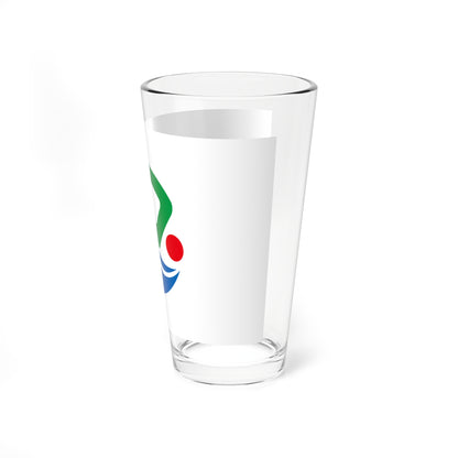 Flag of Nanjo Okinawa (Japan) Pint Glass 16oz
