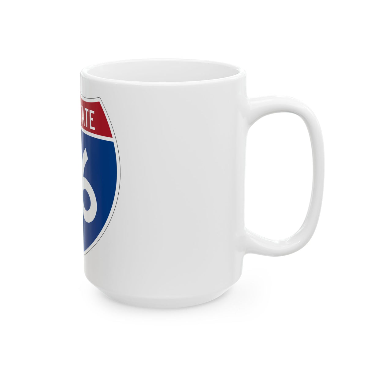 Interstate 66 (U.S. Highways) White Coffee Mug