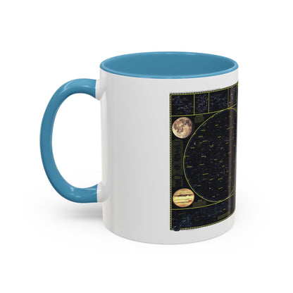 Heavens. The (1970) (Map) Accent Coffee Mug