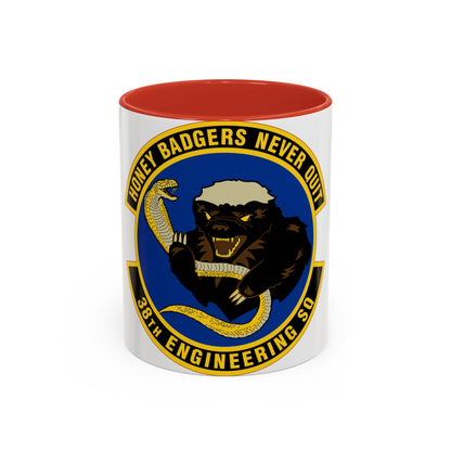 38 Engineering Squadron ACC (U.S. Air Force) Accent Coffee Mug