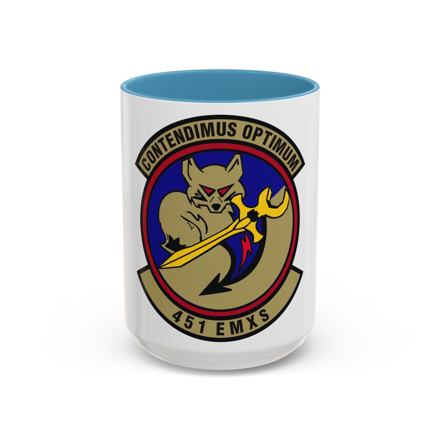 451st Expeditionary Maintenance Squadron (U.S. Air Force) Accent Coffee Mug