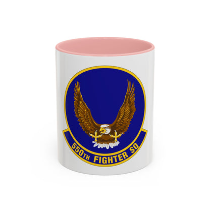 550 Fighter Squadron AETC (U.S. Air Force) Accent Coffee Mug