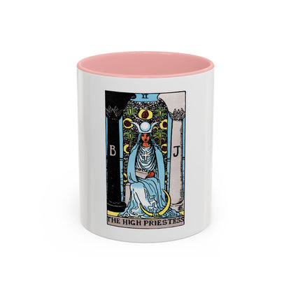 The High Priestess (Tarot Card) Accent Coffee Mug