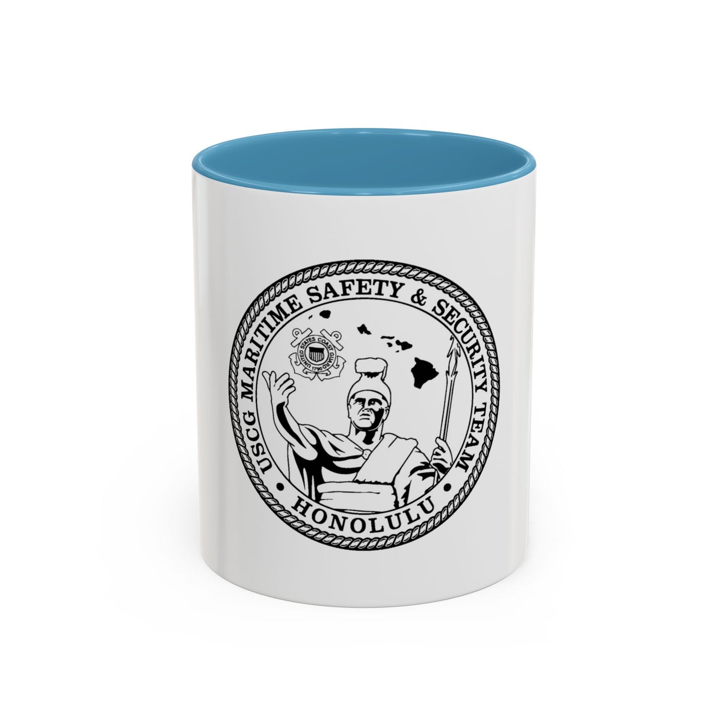 USCG MSST Honolulu (U.S. Coast Guard) Accent Coffee Mug