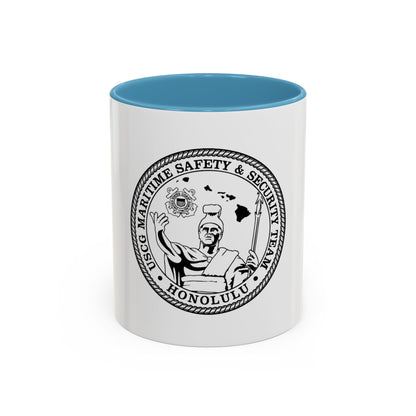 USCG MSST Honolulu (U.S. Coast Guard) Accent Coffee Mug
