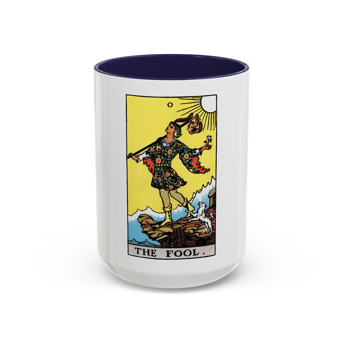 The Fool (Tarot Card) Accent Coffee Mug