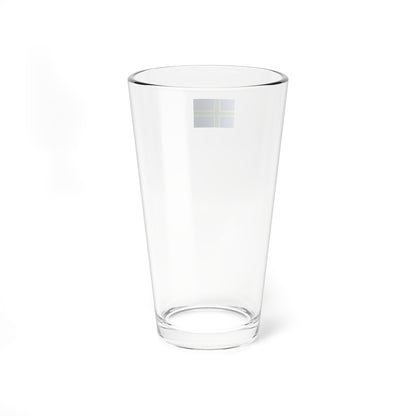 Bandera dOland (Sweden) Pint Glass 16oz