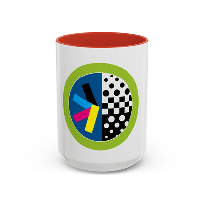 Graphic Arts (Boy Scout Merit Badge) Accent Coffee Mug