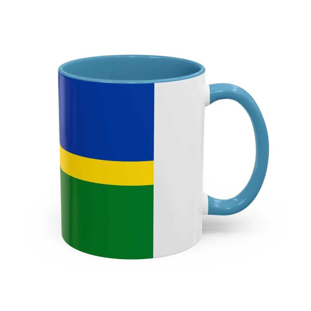 Flag of Flevoland Netherlands - Accent Coffee Mug-Go Mug Yourself