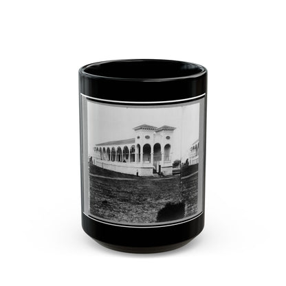 Club House Race Course, Where Federal Officers Were Confined, Charleston, S.C., April 1865 (U.S. Civil War) Black Coffee Mug
