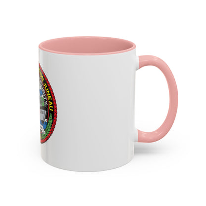 USCG Station Juneau Alaska   Homeland Security (U.S. Coast Guard) Accent Coffee Mug