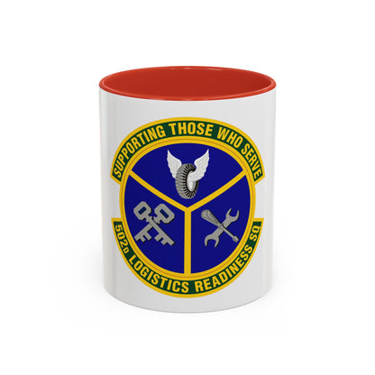 502d Logistics Readiness Squadron (U.S. Air Force) Accent Coffee Mug