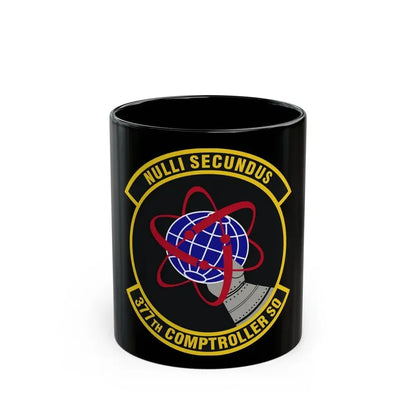 377th Comptroller Squadron (U.S. Air Force) Black Coffee Mug 11oz - Go Mug Yourself