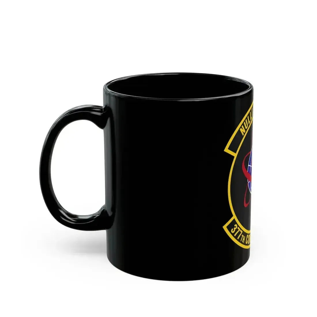 377th Comptroller Squadron (U.S. Air Force) Black Coffee Mug - Go Mug Yourself