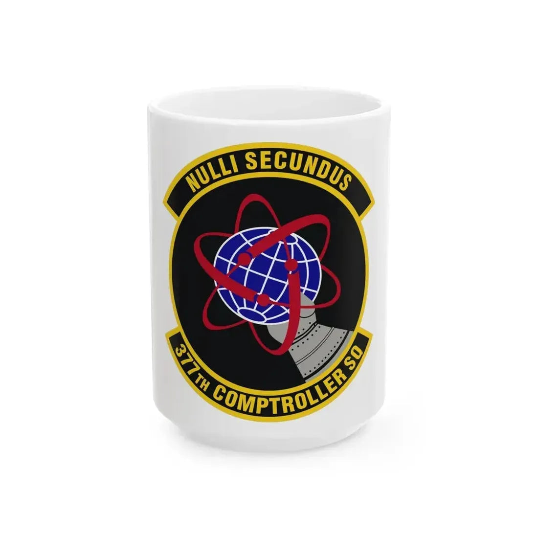 377th Comptroller Squadron (U.S. Air Force) White Coffee Mug 15oz - Go Mug Yourself