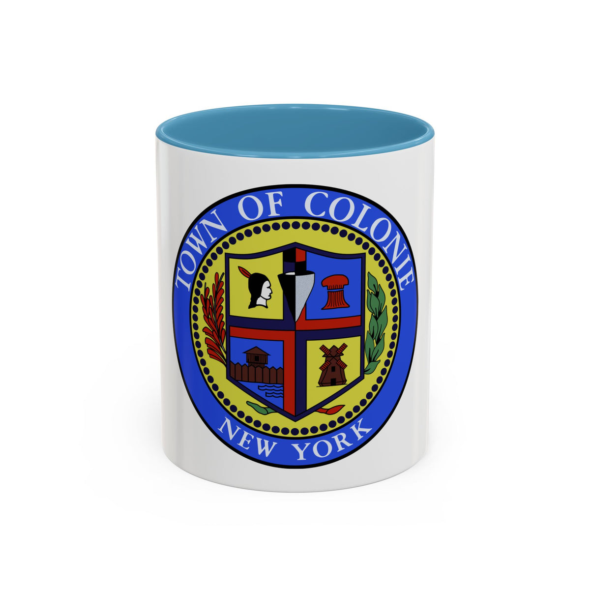 Seal of town of Colonie - Accent Coffee Mug