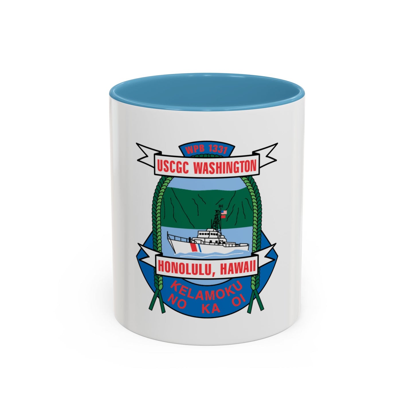 USCGC Washington WPB 1331 Honolulu Hawaii (U.S. Coast Guard) Accent Coffee Mug