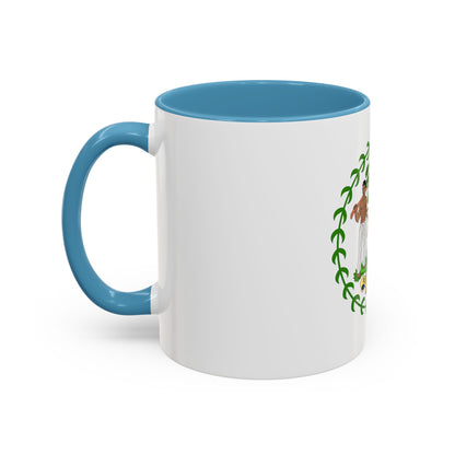Coat of arms of Belize - Accent Coffee Mug