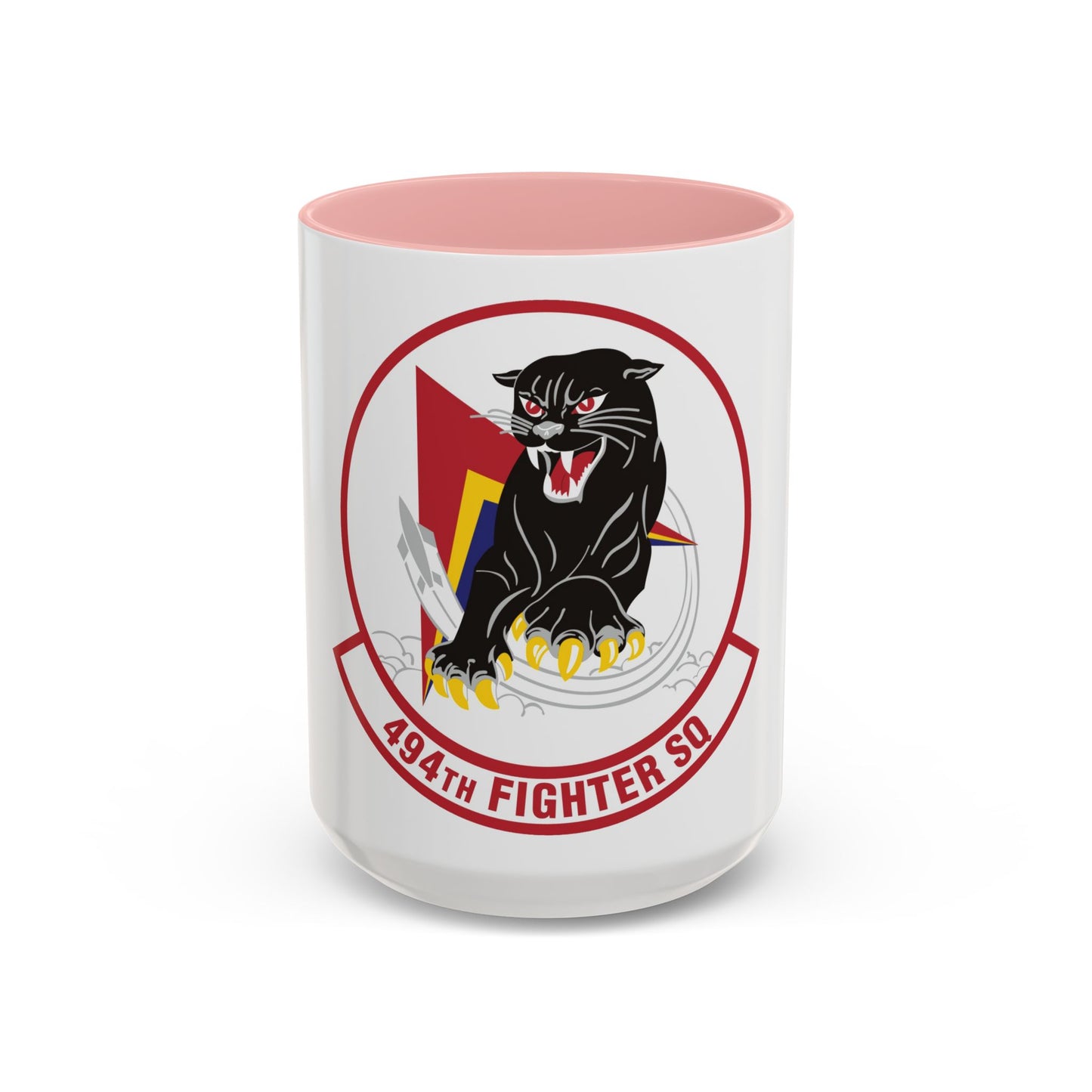 494th Fighter Squadron (U.S. Air Force) Accent Coffee Mug