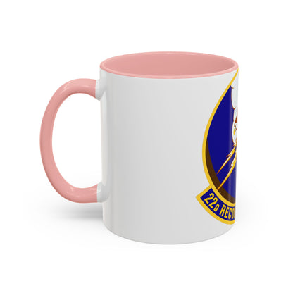 22d Reconnaissance Squadron (U.S. Air Force) Accent Coffee Mug