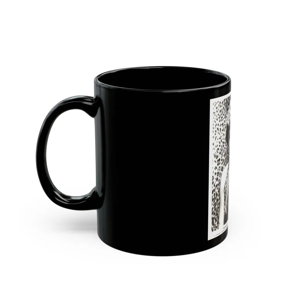 Carol Ohmart #03 (Vintage Female Icon) Black Coffee Mug-Go Mug Yourself