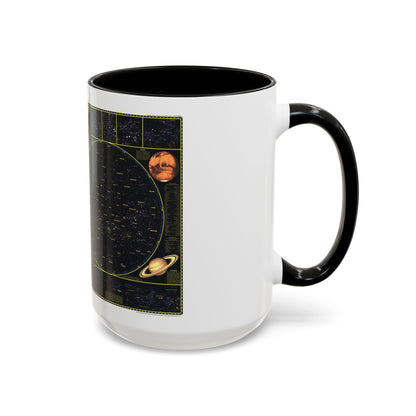 Heavens. The (1970) (Map) Accent Coffee Mug