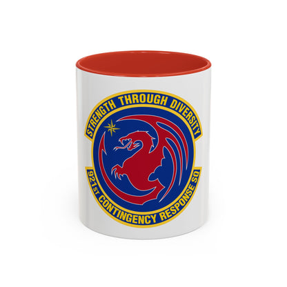 921 Contingency Response Sq AMC (U.S. Air Force) Accent Coffee Mug