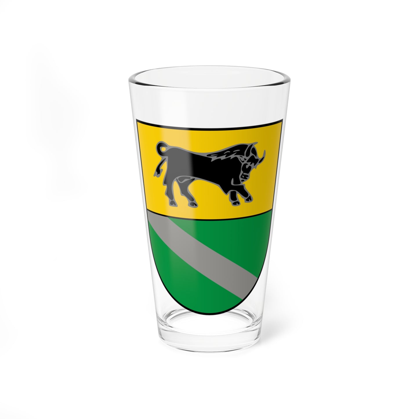 Coats of arms of Verkhnodniprovskyi Raion (Ukraine) (Coat of Arms) Pint Glass 16oz