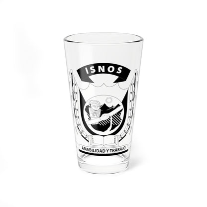 Sello de Isnos (Colombia) (Coat of Arms) Pint Glass 16oz