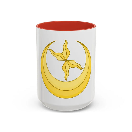 Star and Crescent Badge - Accent Coffee Mug-15oz-Red-Go Mug Yourself