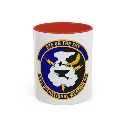28th Operational Weather Squadron (U.S. Air Force) Accent Coffee Mug