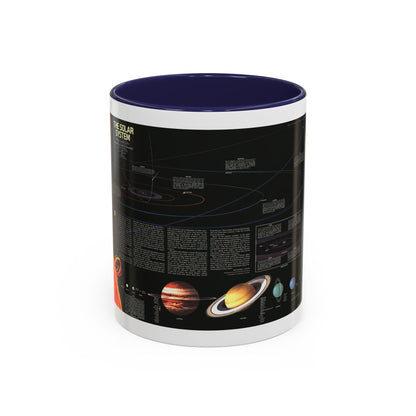 Space - The Solar System (1981) (Map) Accent Coffee Mug