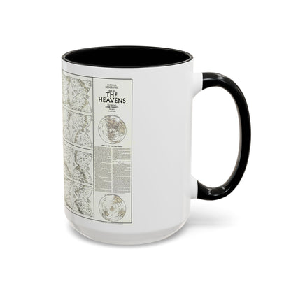 Heavens, The - Monthly Star Charts (1970) (Map) Accent Coffee Mug