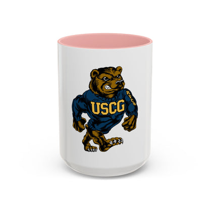 USCG Bear (U.S. Coast Guard) Accent Coffee Mug