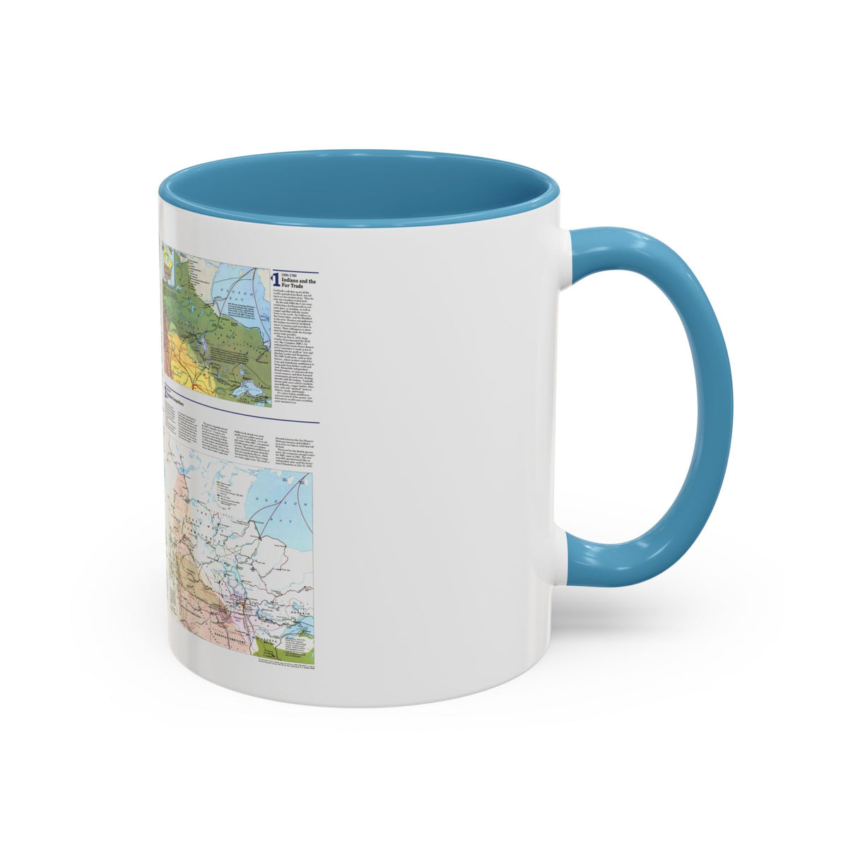 Canada - Prairie Provinces 2 (1995) (Map) Accent Coffee Mug