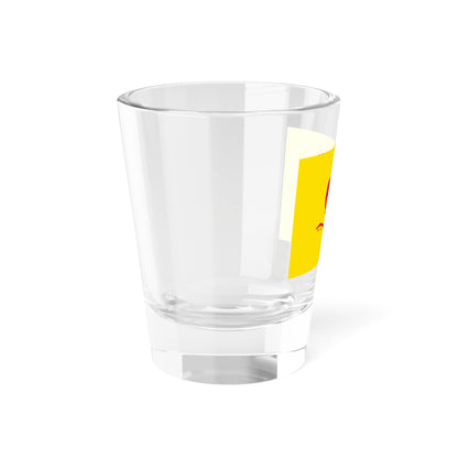 Flag of Wallonia the French Community and Walloon Region Belgium - Shot Glass 1.5oz