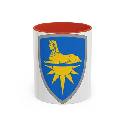 Intelligence Command (U.S. Army) Accent Coffee Mug-11oz-Red-Go Mug Yourself