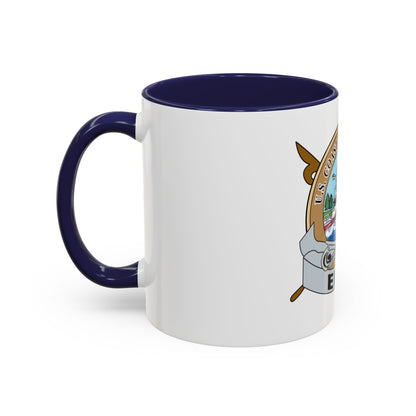 USCG Station Erie (U.S. Coast Guard) Accent Coffee Mug